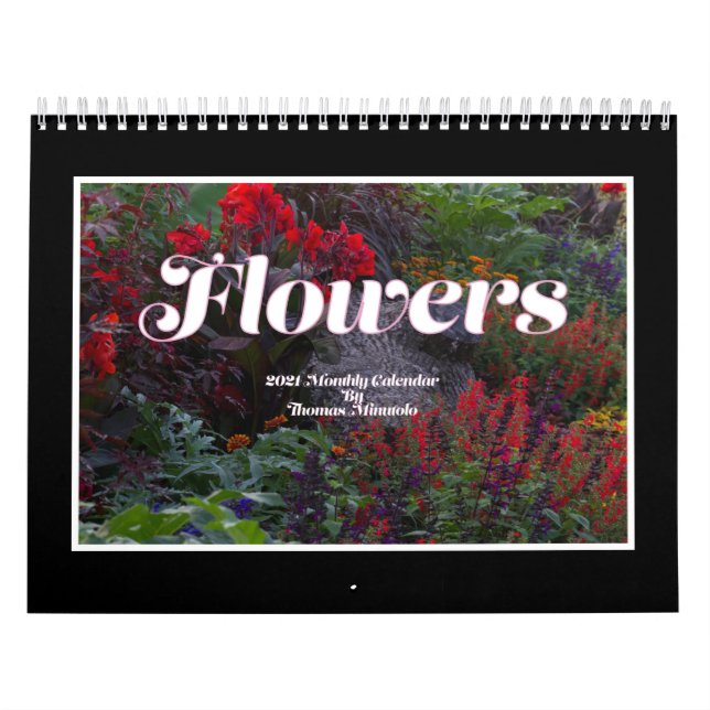 Blommor 2021 Månadskalender Kalender (Omslag)