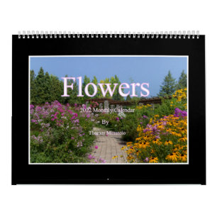 Blommor 2022 månatlig kalender från Tom Minutolo