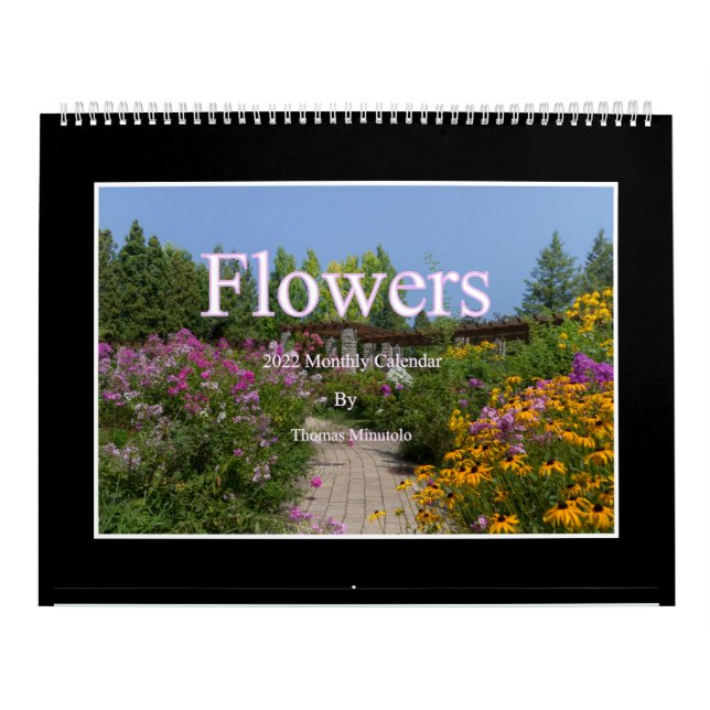 Blommor 2022 månatlig kalender från Tom Minutolo (Omslag)