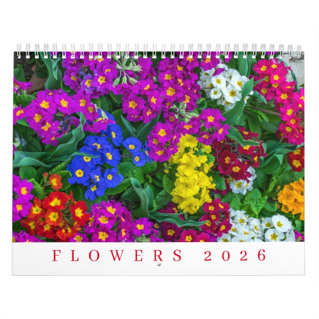 Blommor 2026 kalender (Omslag)