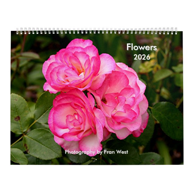 Blommor 2026-kalender kalender (Omslag)