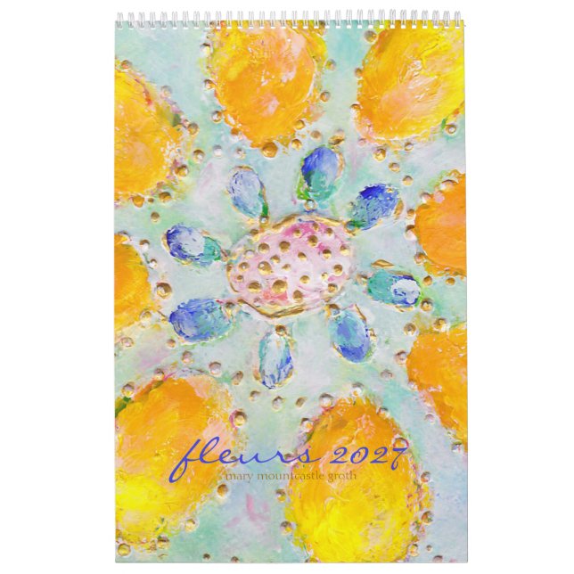 Blommor 2027 Vertikal Kalender (Omslag)