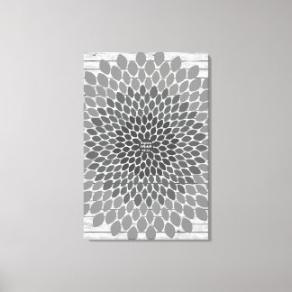 Blommor - 250 Namnteckning alternativ utskrift av Canvastryck