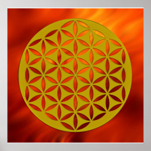 Blommor 2 - slagit guld poster