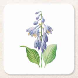 Blommor: A012 Daylily - Underlägg Papper Kvadrat