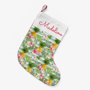 Blommor & ananaskrickarandar   tillfogar ditt namn liten julstrumpa