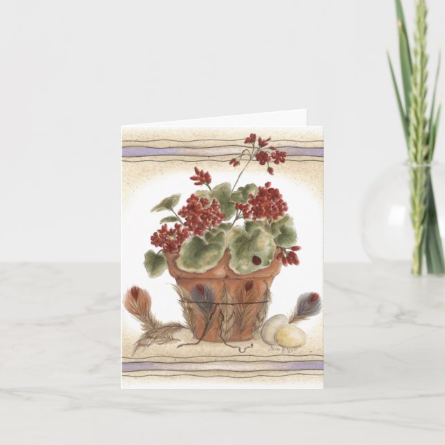 Blommor - anteckningskort (Framsida)