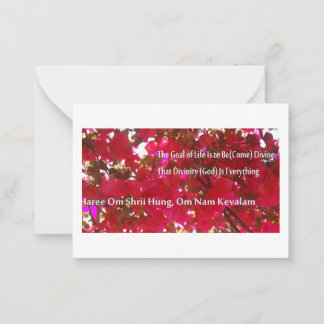 Blommor Anteckningskort