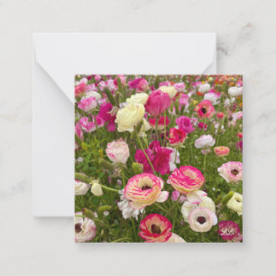 Blommor Anteckningskort