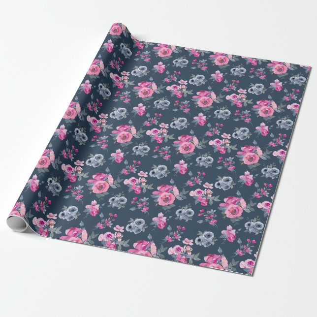 Blommor är Änglar hieroglyfer Presentpapper (Utrullad)