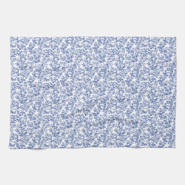 Blommor är det universella språket för skönhet kökshandduk (Horisontell)