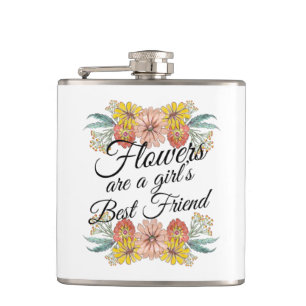 Blommor är flickornas bästa vän - Zinnia Art Fickplunta