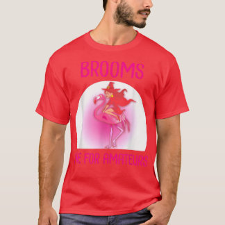 Blommor är för Amateurer Funny Rosa Flamingo T Shirt