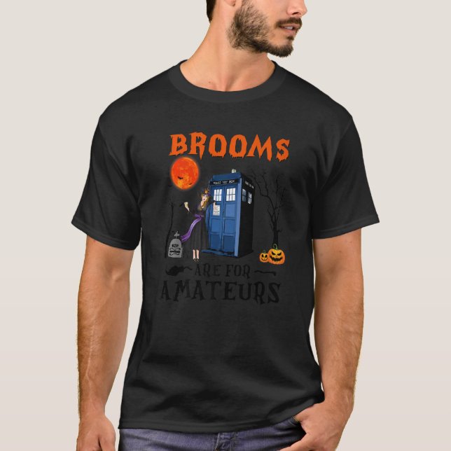 Blommor är för Amateurer Halloween Ttar Dis T Shirt (Framsida)