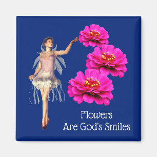 Blommor är Guds Smiles-inspiration Magnet