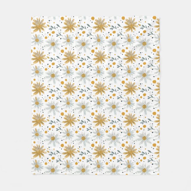 Blommor är jordens Ord Fleecefilt (Framsidan)