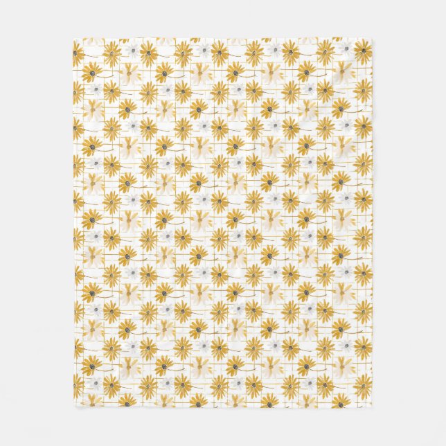 Blommor är jordens sjömil fleecefilt (Framsidan)