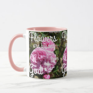 Blommor är Kisses från Guds inspiration Mugg