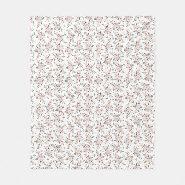 Blommor är markens musik fleecefilt (Framsidan)
