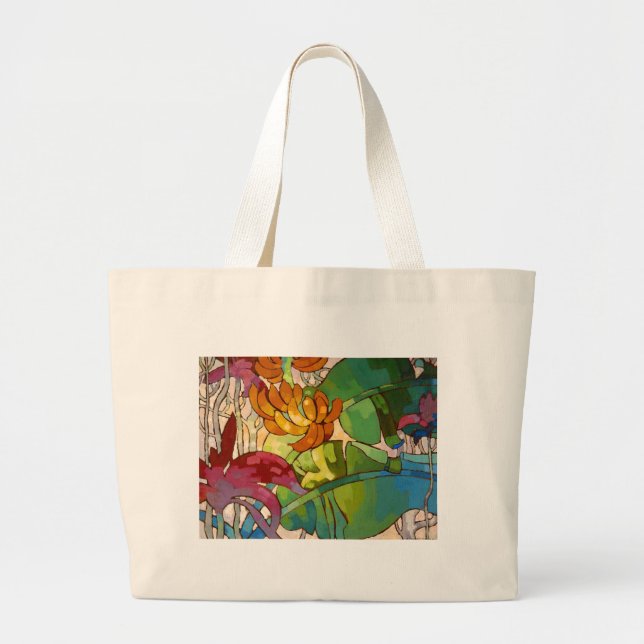 "Blommor - Arman Manookian hänger lös Jumbo Tygkasse (Framsidan)