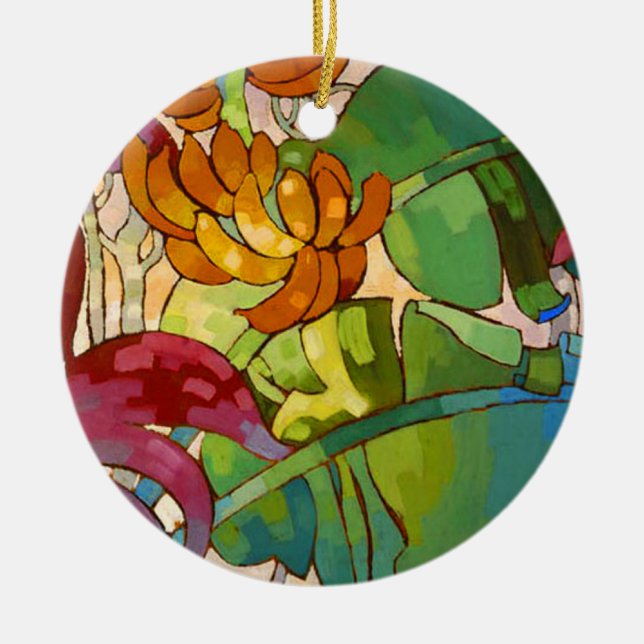 "Blommor - Arman Manookian prydnad Julgransprydnad Keramik (Framsidan)