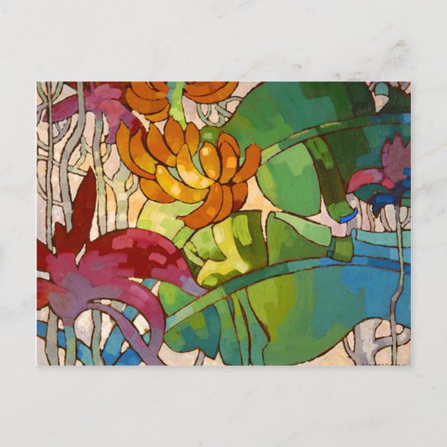 "Blommor - Arman Manookian vykort (Framsida)