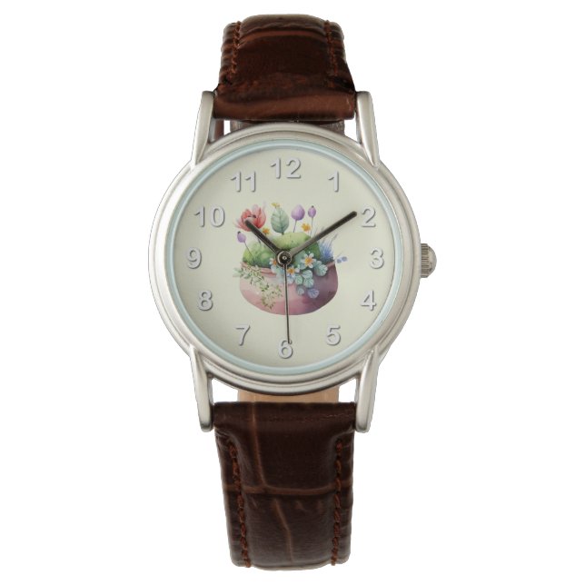 Blommor Armbandsur (Framsida)