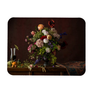 Blommor ARRANGEMANG BLOMMIGT Magnet