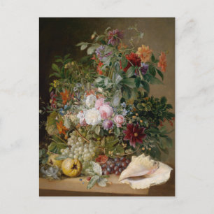 Blommor, Arrangemanga och Seashell Vykort