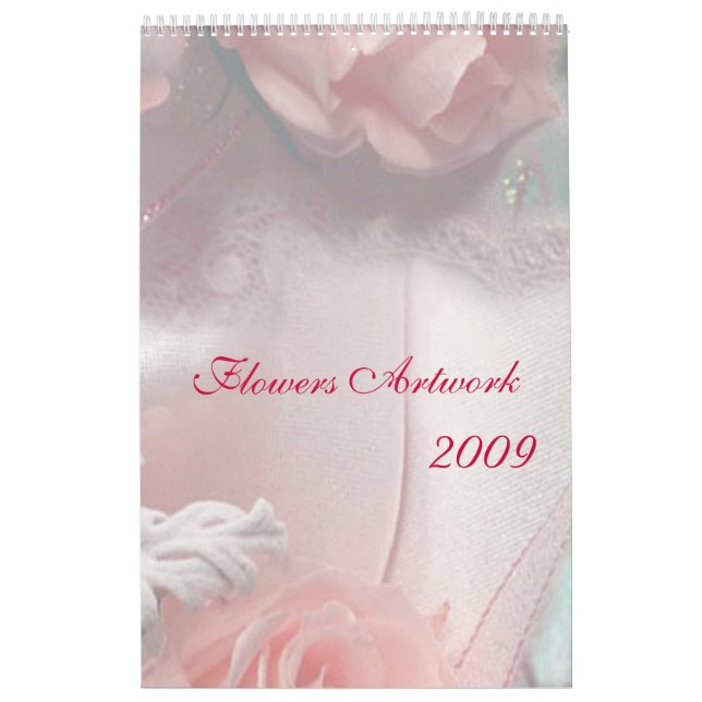 Blommor Artwork 2009 Calendar Kalender (Omslag)