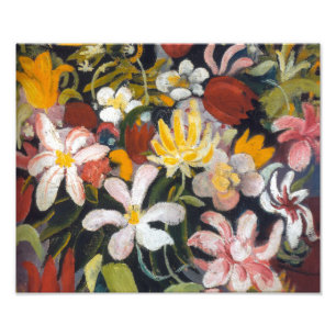 Blommor Auguste Macke Fototryck