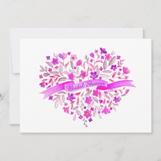 Blommor av blomma av blomma av blomma av blomma av inbjudningar (Framsida)