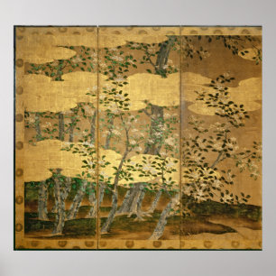 Blommor av Camellias Poster