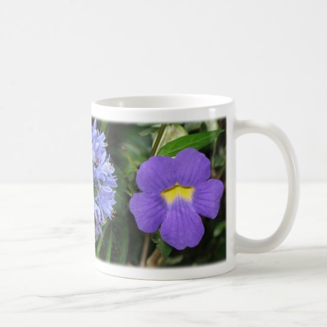 Blommor av Costa Rica - blått Kaffemugg (Höger)