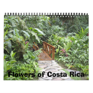 Blommor av Costa Rica Kalender
