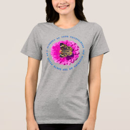Blommor av din trofasthet Fjäril & Blomma T Shirt