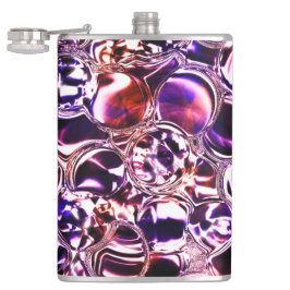 Blommor av glas eller ädelstenar av färgad? fickplunta