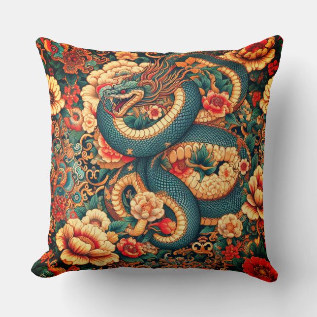 Blommor av grönt kudde (Framsida)