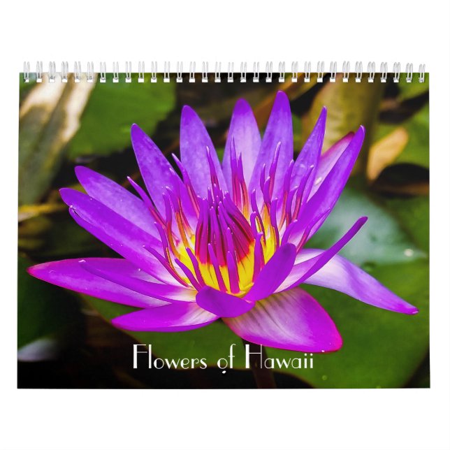 Blommor av Hawaii Kalender (Omslag)