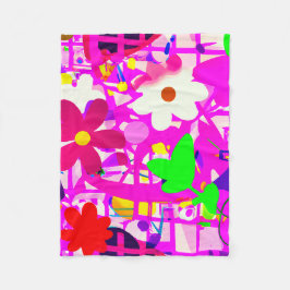 Blommor av hög kvalitet fleecefilt