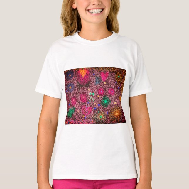 Blommor av hopp t shirt (Framsida)