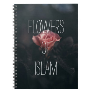 blommor av islam anteckningsbok muslimska islamisk
