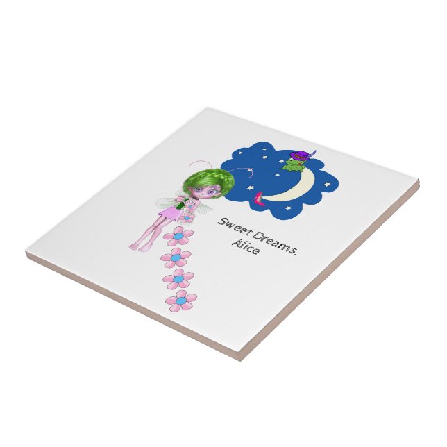 Blommor av keramiskt plattstål Måne Kakelplatta (Sidan)