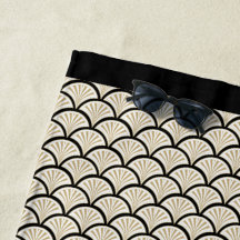 Blommor av konst-deco-abstrakt mönster