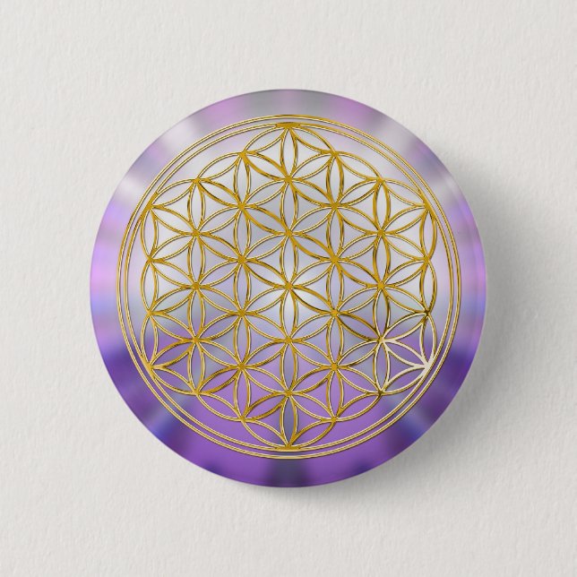 Blommor av Life Yantra Knapp (Framsida)