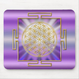 Blommor av Life Yantra Musmatta