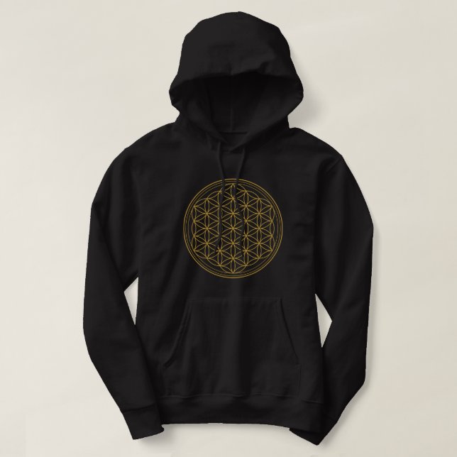 Blommor av Lifes basvärdiga sötskjorta Hoodie (Design framsida)