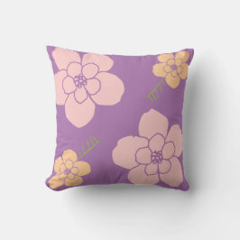 Blommor av lila kudde