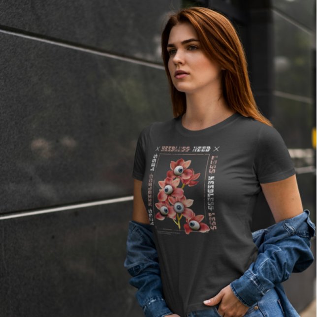 Blommor av Öga 3D-typ T Shirt (Skapare uppladdad)