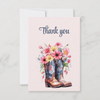 Blommor av Prairie: Vintage Dusty Rosa Note Card Anteckningskort
